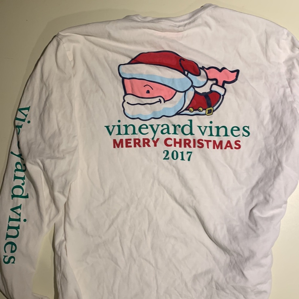 Vineyard Vines, men’s M long sleeve Christmas tee 2017 vintage